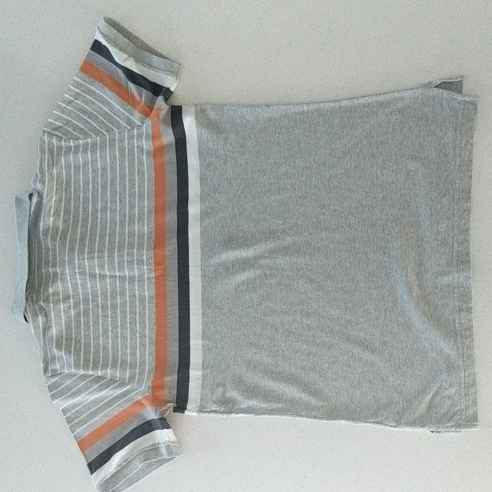 3/$15 Gap Factory Men's Striped Polo Short Sleeve Tee - Picture 4 of 4